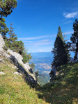 Le Mont Blanc au loin